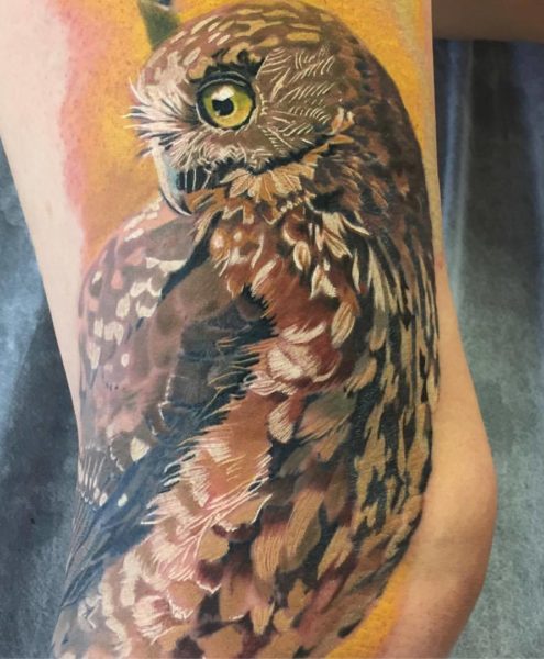 Bohemian Tattoo Arts - Realistic Tattoo Morepork