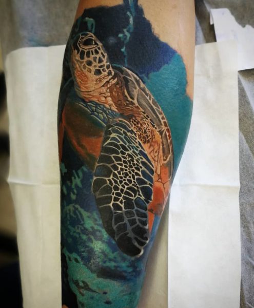 Bohemian Tattoo Arts - Realistic Tattoo Turtle