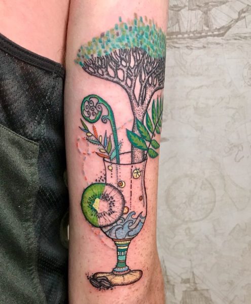 Spontaneously Organic Tattoo Style