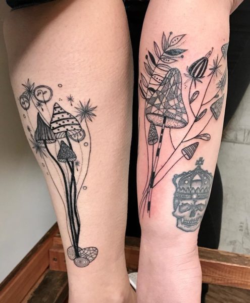 Spontaneously Organic Tattoo Style